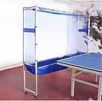 ホイール付きピンポンボールキャッチネット卓球ボールコレクターネット練習セット錦すべてのロボットトレーナー機器と互換性のある中央の穴から収集されたボー ホイール付きピンポンボールキャッチネット、卓球ボールコレクター