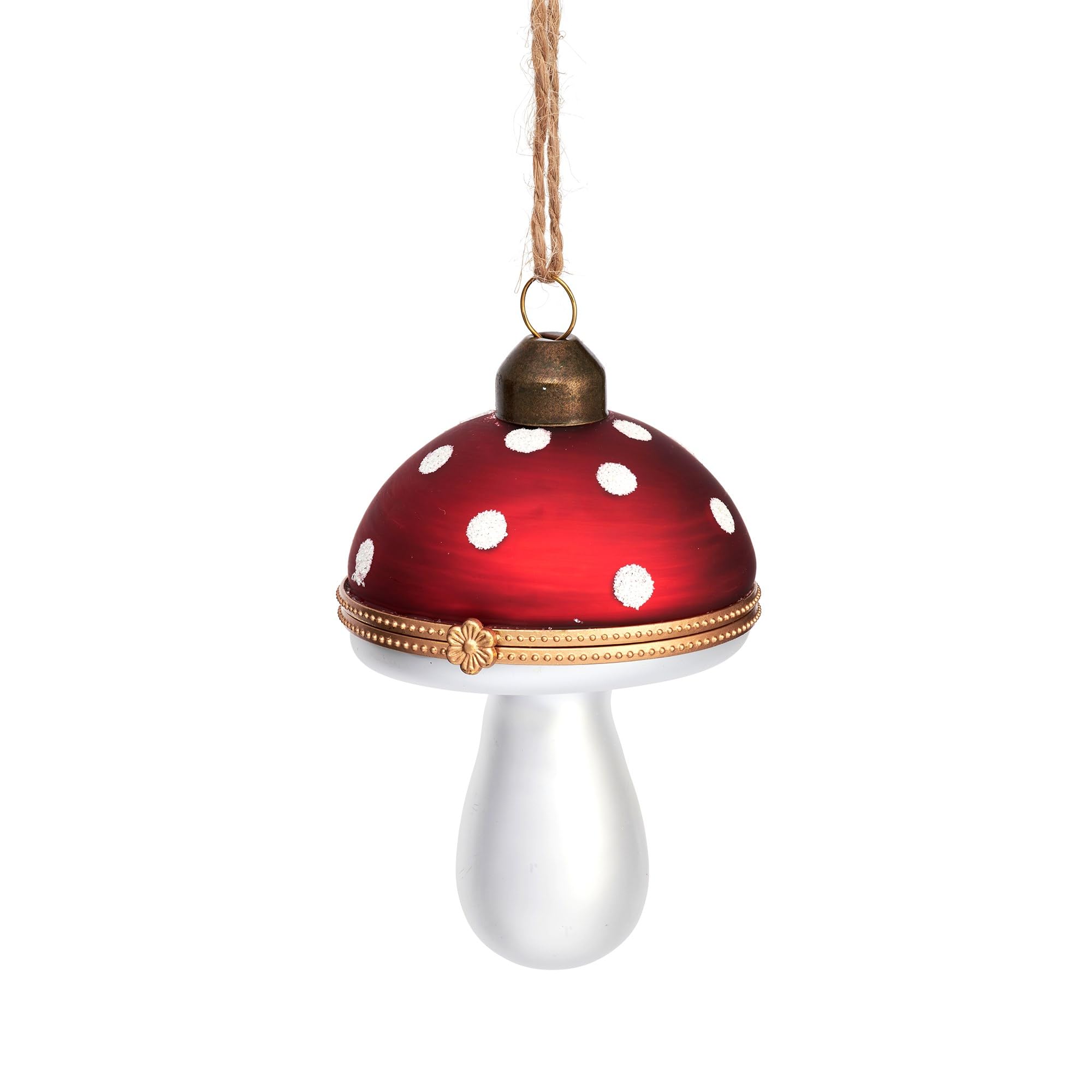 Sass & Belle Red Mushroom Opening Bauble