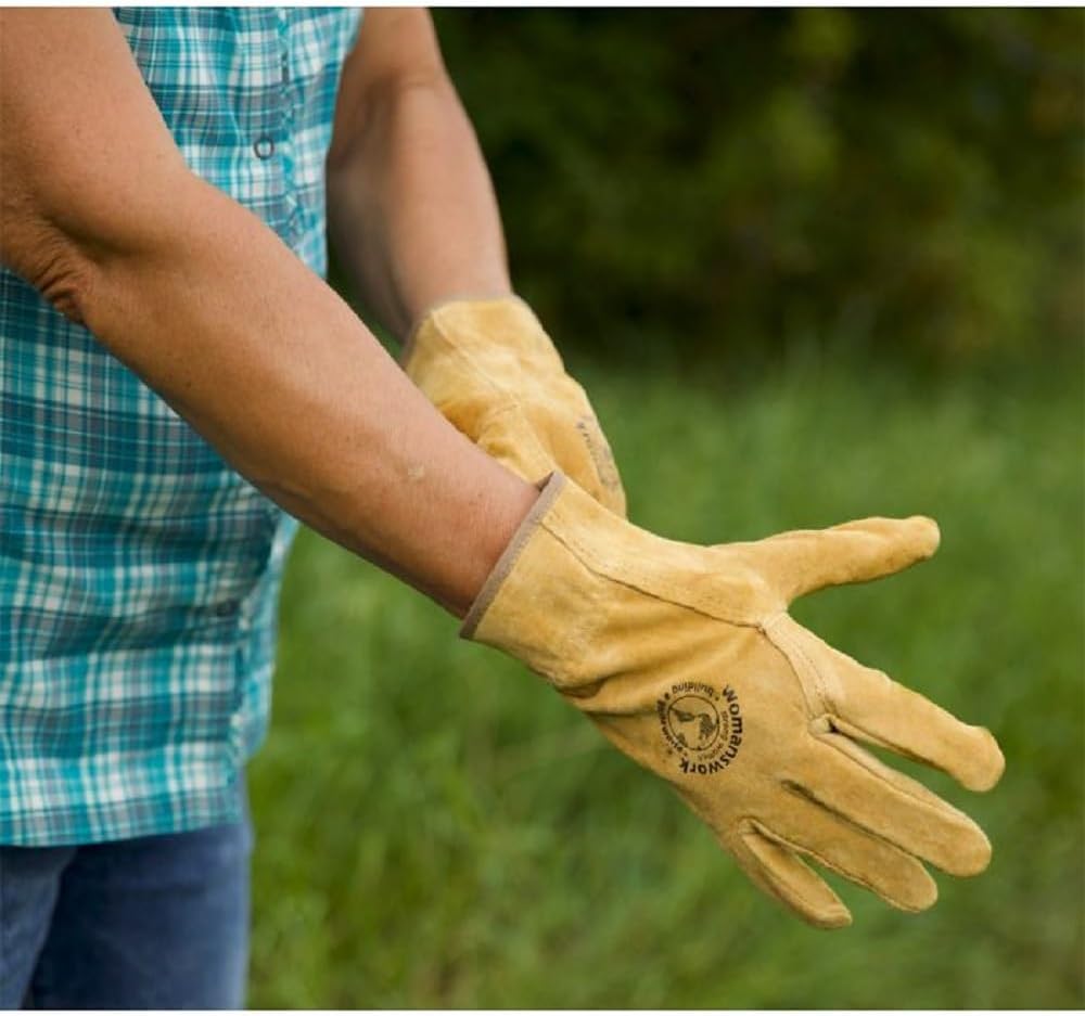 Womanswork Original Pigskin Work Gloves, Large
