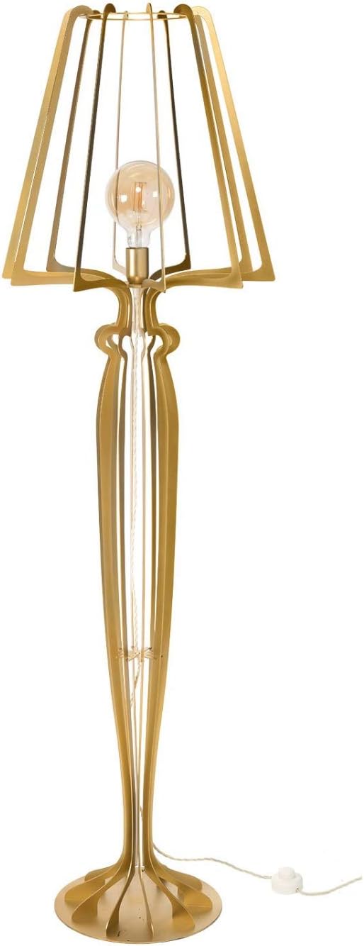 Arti & Mestieri Minerva staande lamp goud transparant