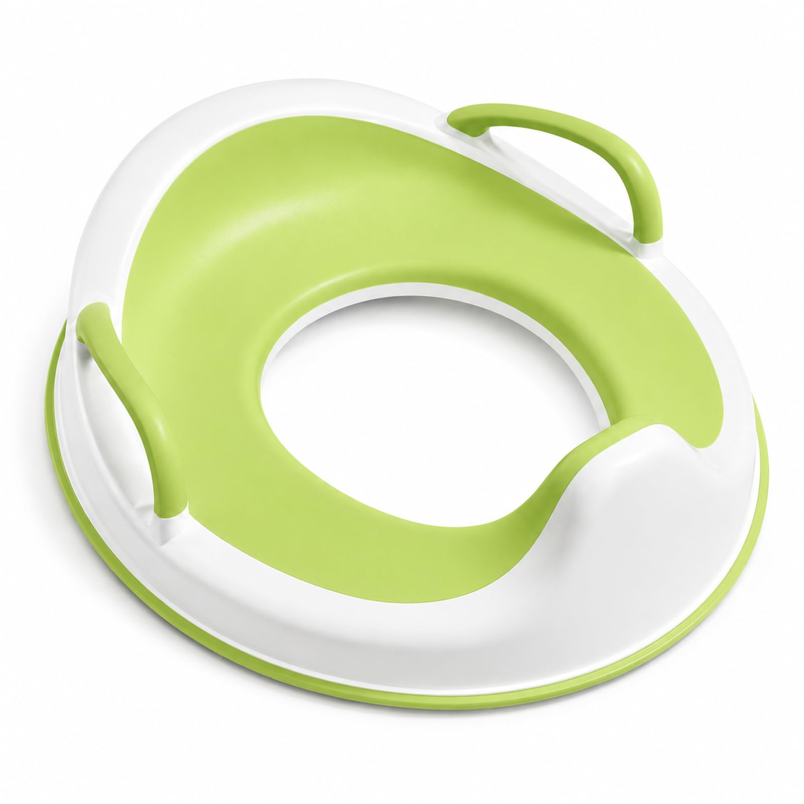 Potty Training Seat for Toddlers, Cushioned Toddler Toilet Seat with Handle