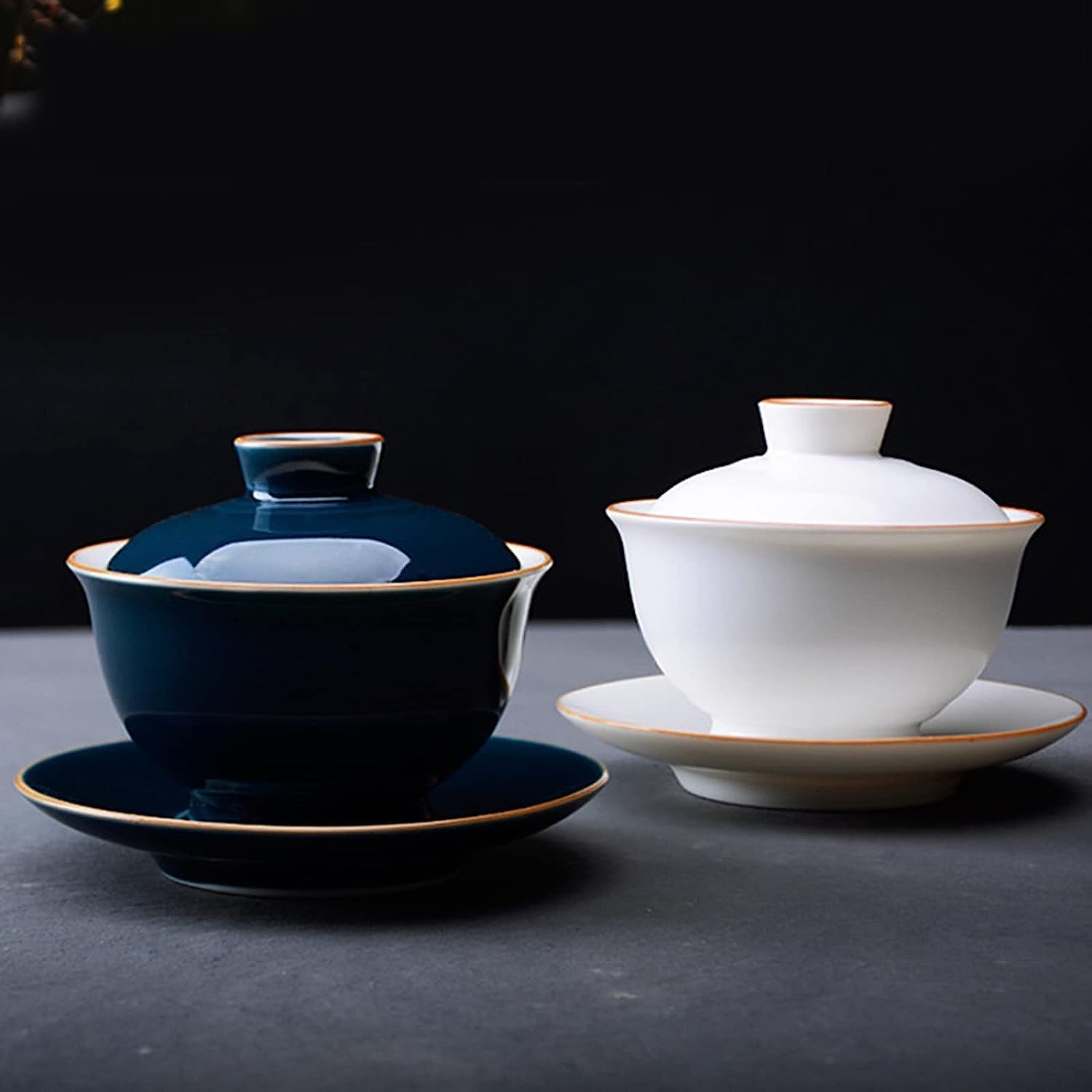 蓋碗 湯呑み 茶杯 茶碗 160ML おしゃれ 茶道具 中国茶器 ティーウェア 