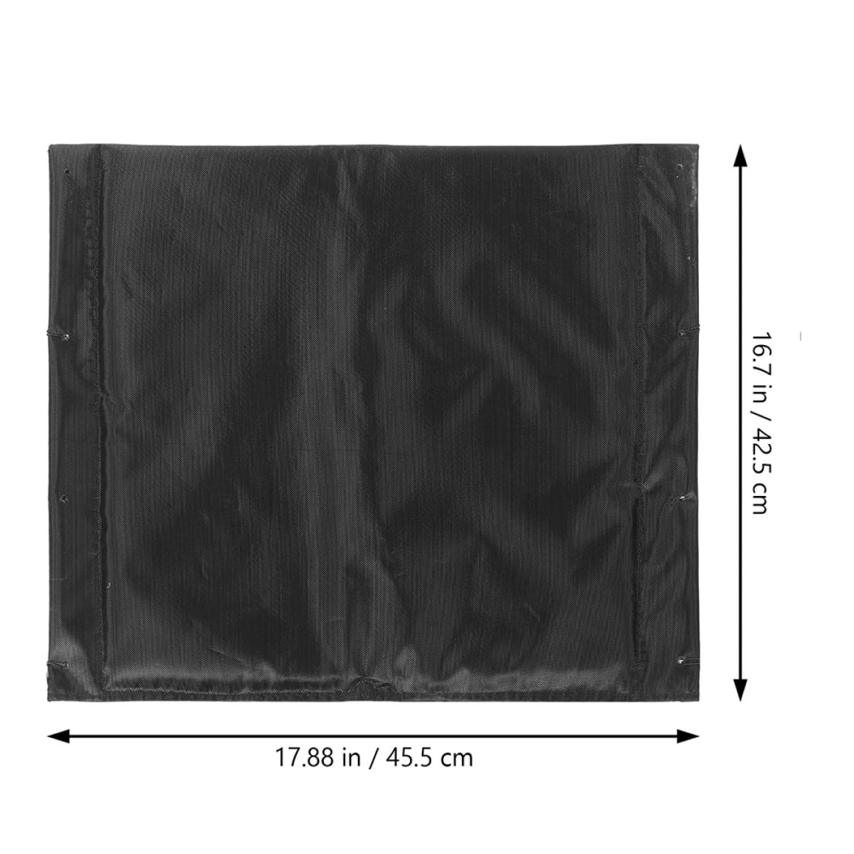 Mikinona Asiento de Repuesto de Tela Oxford Negra 2 Cojines para Silla de Ruedas Transpirables y Prácticos para Accesorios de Sillas de Ruedas