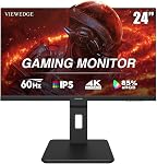 Viewedge Moniteur de Jeu Courbé de 24 po 180Hz FHD 1080p 1ms VA Adaptive Sync | Précision des Couleurs 100% sRGB Visuels Améliorés HDR10 Technologie de Faible Lumière Bleue Confort Oculaire Sans Clignotement Un HDMI & DisplayPort