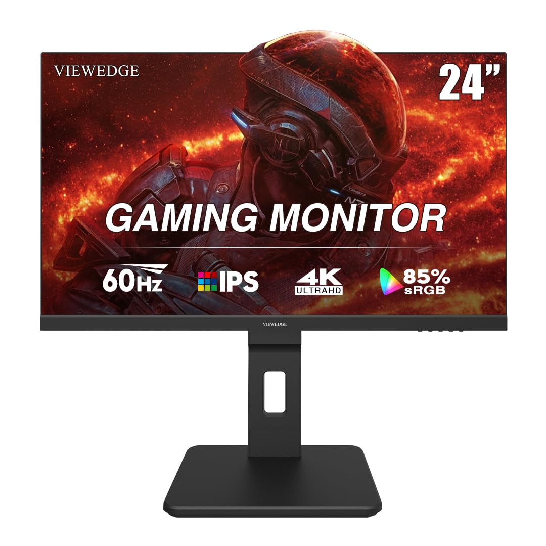 Amazon.com: Viewedge 24 inch 4K 60Hz Computer Monitor, 5ms UHD 