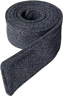 Fendawn Strive Double-Sided Coat Decorative Wide Clothes Belt Bow Tie Gray, Medium