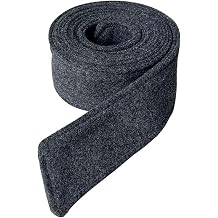 Fendawn Strive Double-Sided Coat Decorative Wide Clothes Belt Bow Tie Gray, Medium