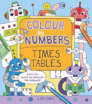 Paperback Colour by Numbers: Times Tables Book