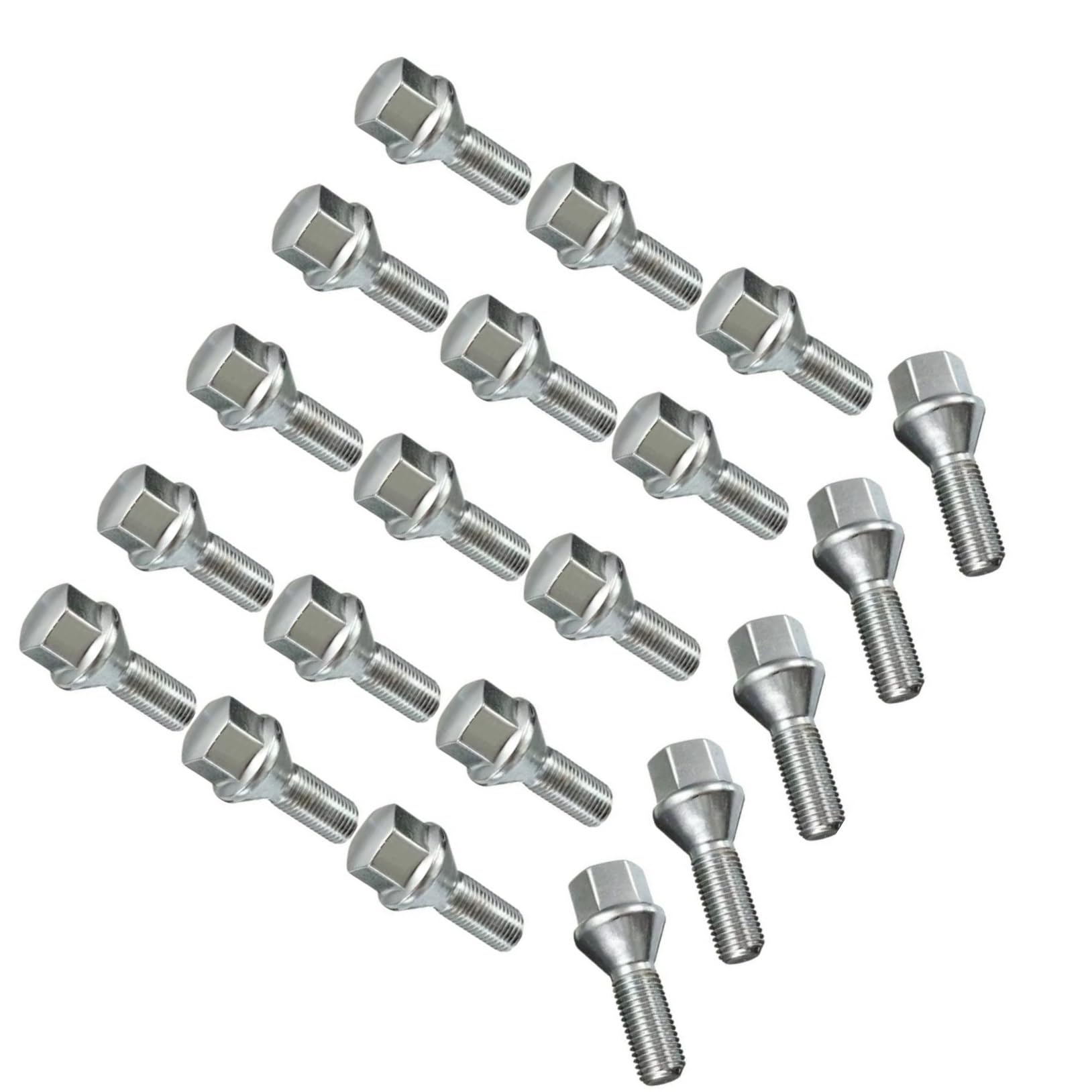 Tornillos de rueda de coche M12x1.5 fijación estable de llantas para E92 E93 de 26mm 7
