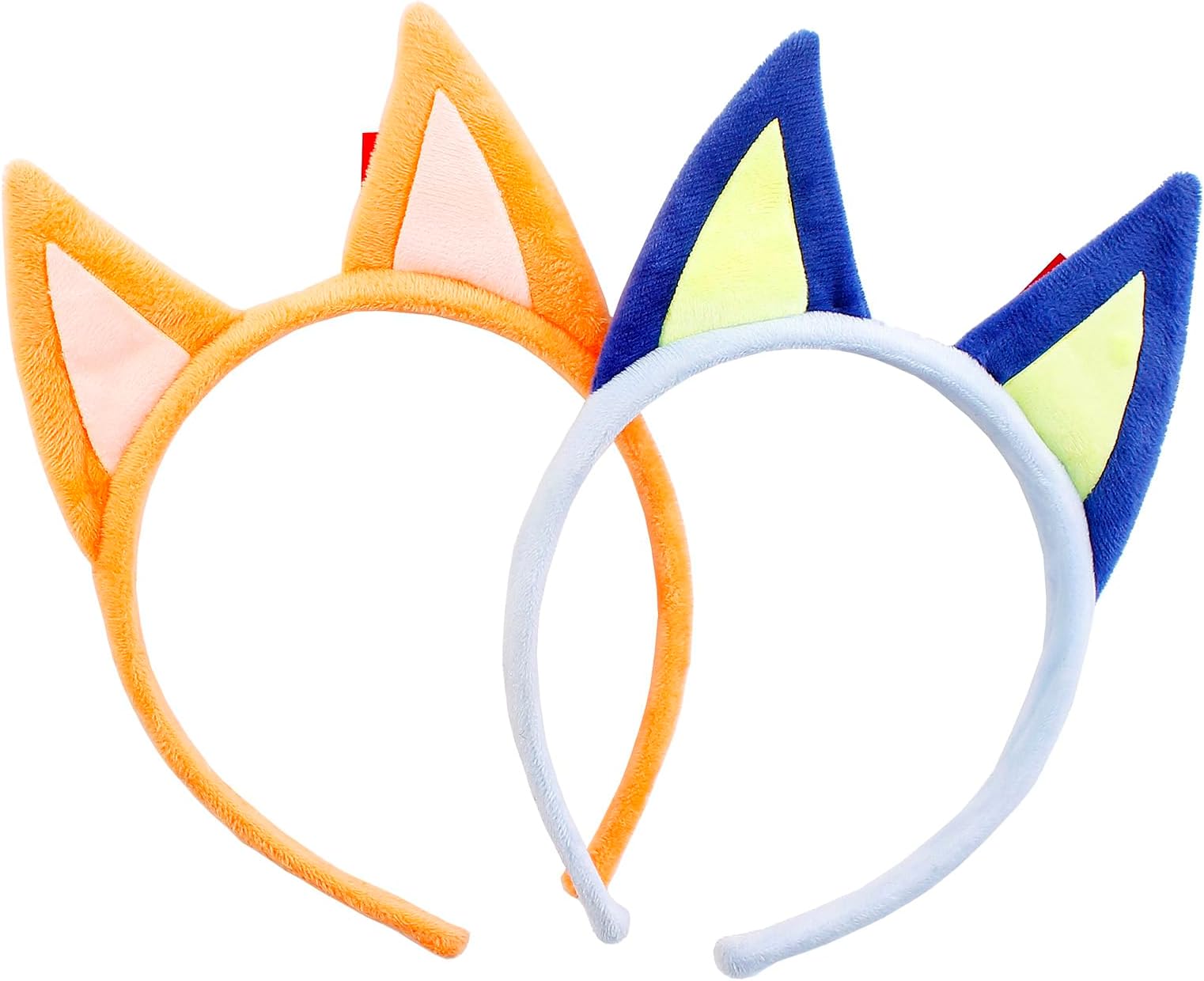 PLUSMAY 2pcs Dog Ears Headband Adult, Cute Lovely Hairband Plush Dog Ears Headband Dress Accessory (Dog001, One Size)