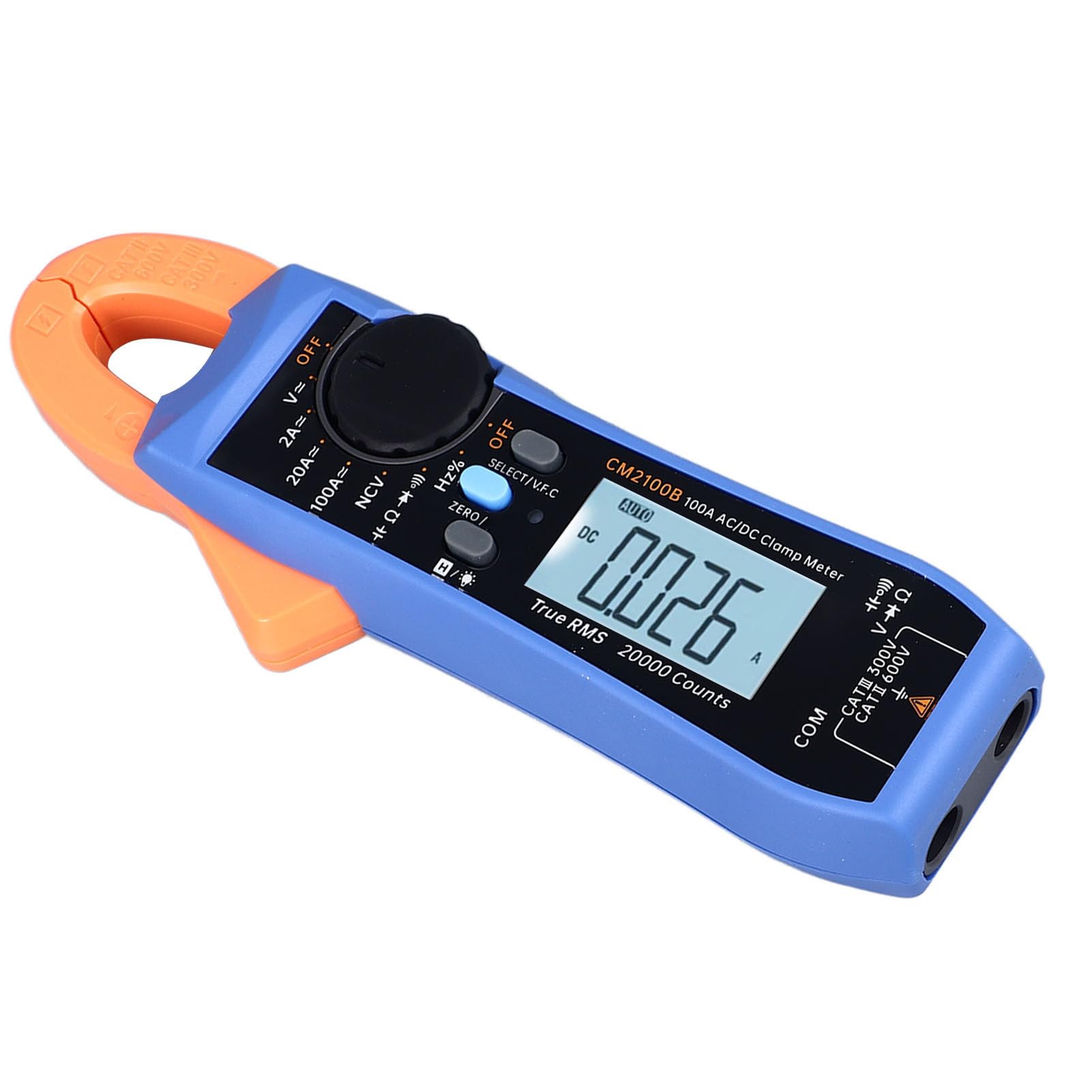 Cyfrowy Multimetr Cęgowy CM2100B, Miernik Napięcia Prądu Pilot Bluetooth Bezdotykowy Tester Napięcia 20000 zliczeń