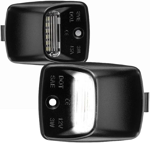 Yankok Luces LED de matrícula para Toyota Tundra 2000-2013 y Tacoma 2005-2015, reemplazo de montaje de lámparas de etiqueta de camión 6000 K,