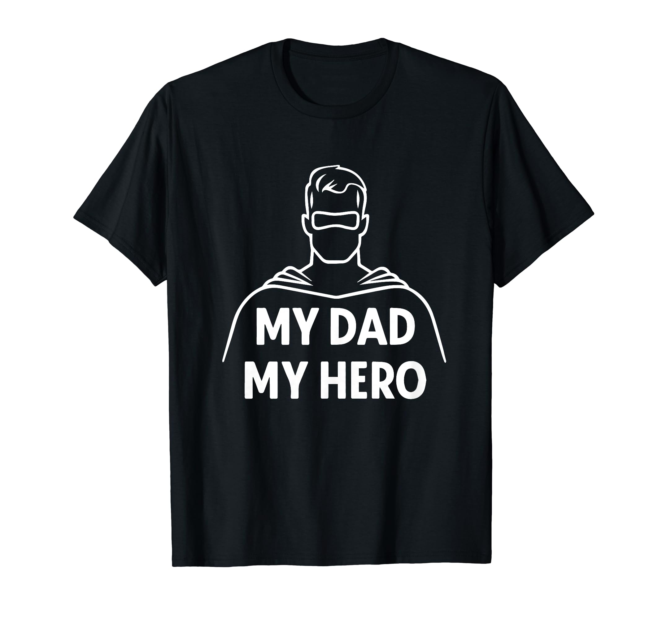 NiMo Fathers Day TeesWhite Sketch My Dad My Hero - T-Shirt