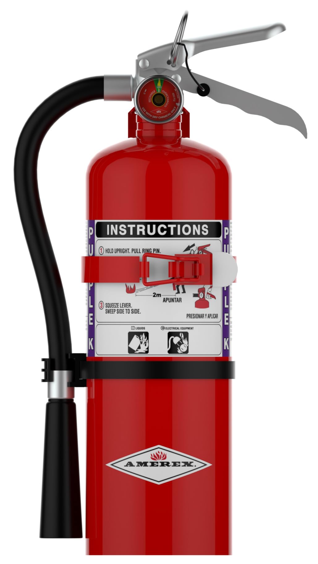 Amerex B479T - 5 lb. Purple K Fire Extinguisher with Strap
