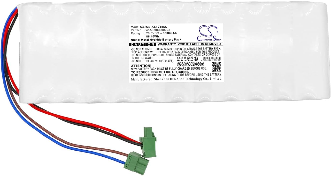 Replacement Battery for ASSA ABLOY UNI Turn PN:ASSA 45A030CE00002 3000mAh / 86.40Wh
