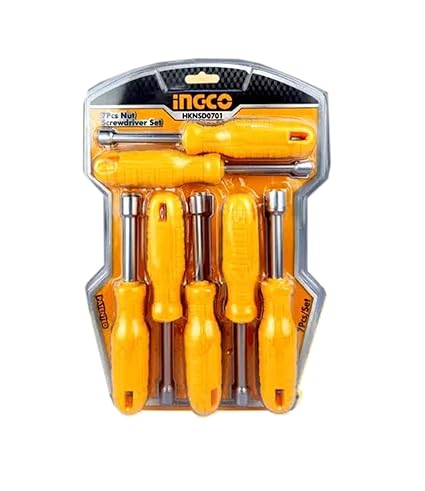 MALFAH ENTERPRISES HKNSD0701 Original 7PCS Nut Screwdriver Set|Hand tools|Constructions Tools|Industrial Tools|Building tools|Mechanical Tools