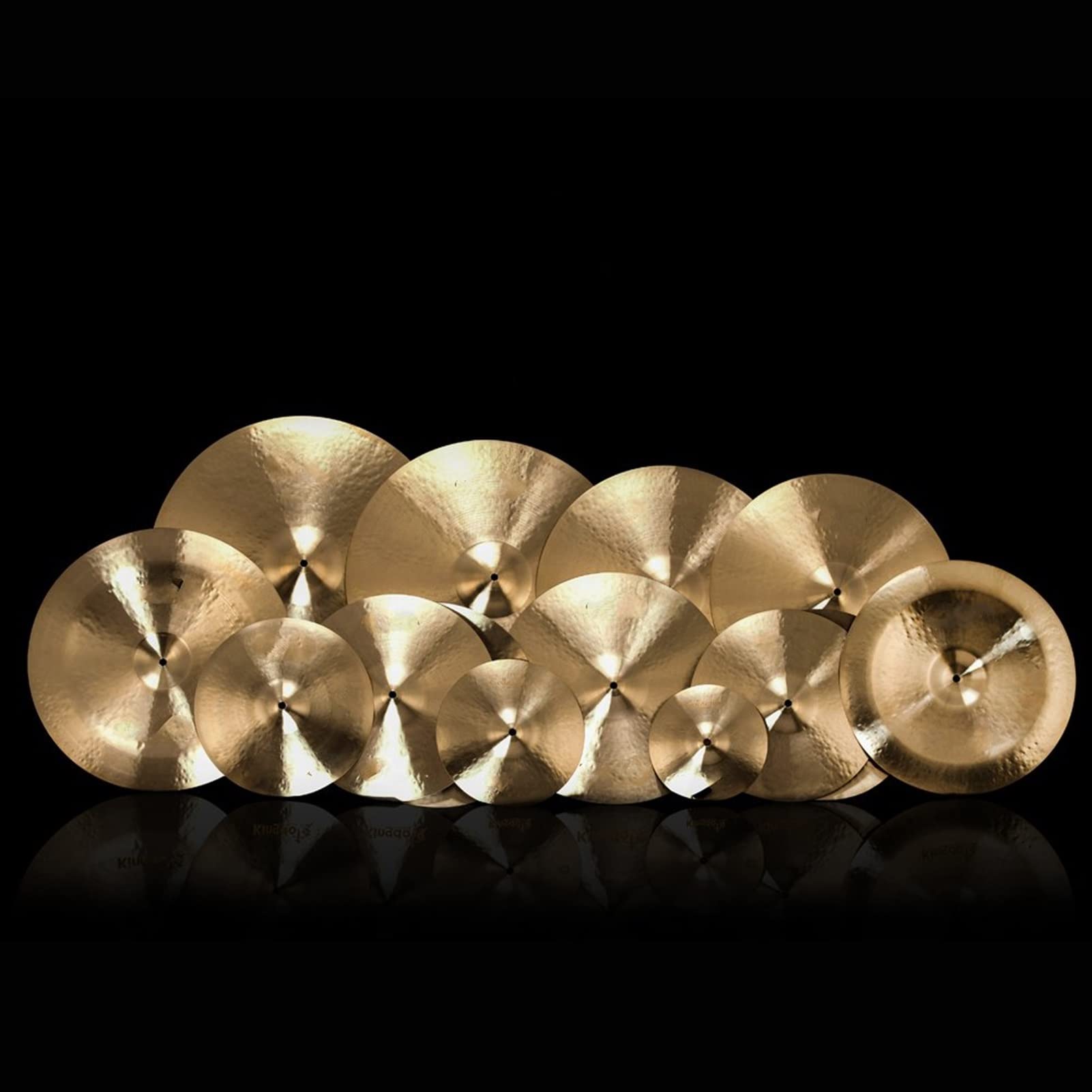 Cymbale d'entraînement Fait À La Main 14 "+16" +18 "+20" Cymbals 5PCS Ensemble pour des Tambours De Pratique