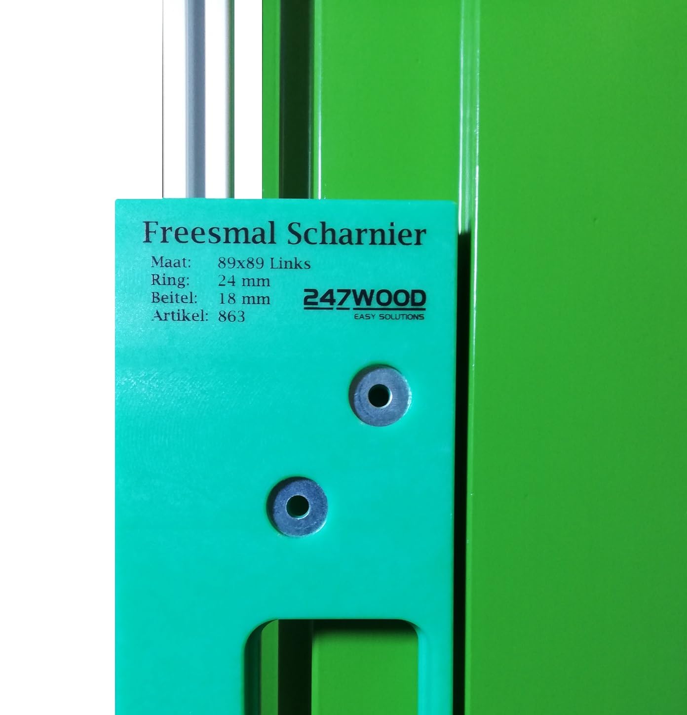 scharnieren-deuren-ramen: Veiligheids scharnier SKG*** 89 x 89 mm ronde hoek ver