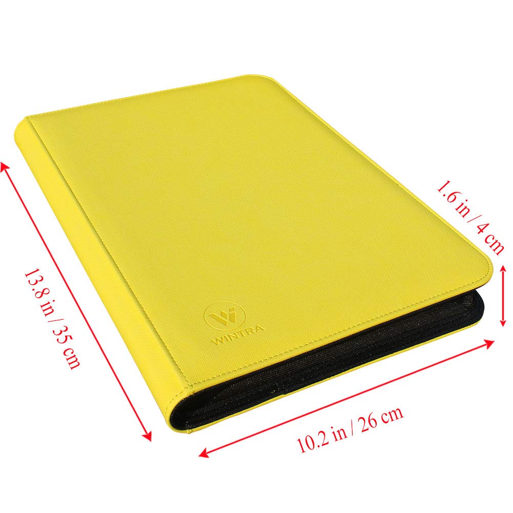 Amazon.com: WINTRA Premium Zip Card Binder, 9 Pocket Trading