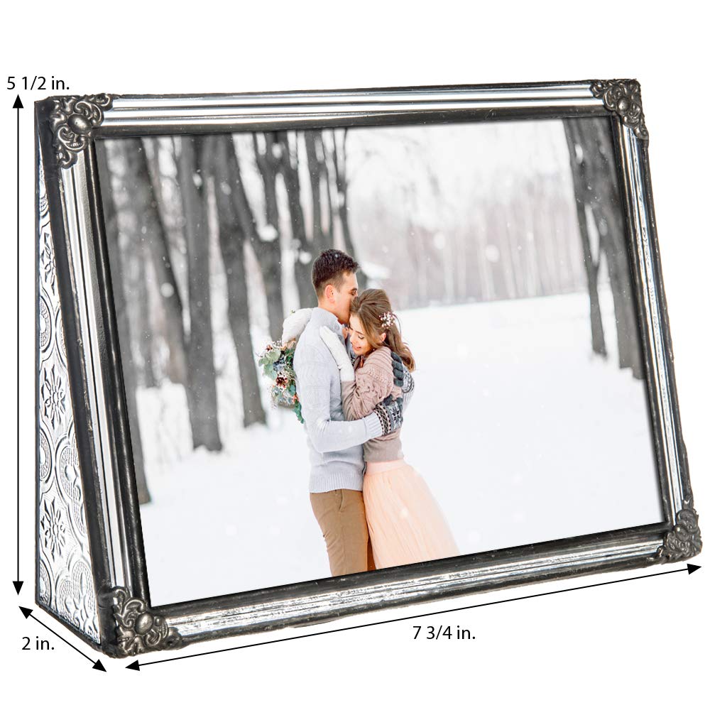 Amazon.com - J Devlin Fluted Glass Picture Frame, 5x7 Horizontal