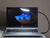 Vista 4 de USB Reading Lamp with 14 LEDs Dimmable Touch Switch and Flexible Gooseneck for Notebook Laptop, Desktop, PC and MAC Computer + On/Off Setting