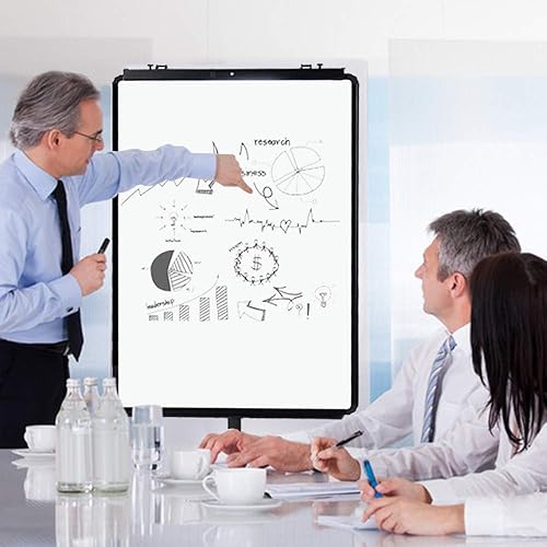 Miniatura 5 de VIZ-PRO ECO - Caballete magnético móvil para pizarra blancaabatible negro 28 x 40 pulgadas