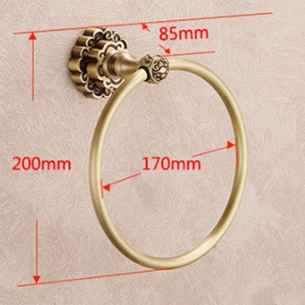 タオルバー タオルレール フル銅バスルーム アンティークブロンズ バスルームアクセサリー