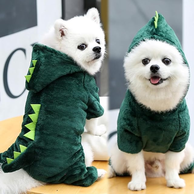 Foto 8 de 8 de Sudaderas con Capucha para Perro, Sudadera con Capucha para Perro Dinosaurio
