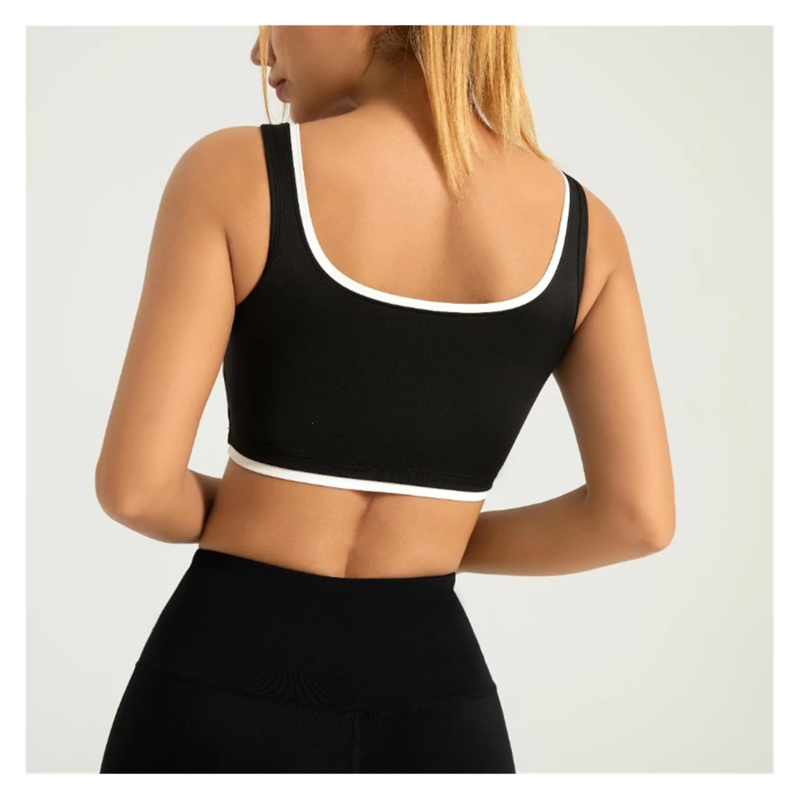 Top da Yoga Abbigliamento da Yoga Donna con Reggiseno Sportivo Coordinato ad Alta Elasticità, Top Palestra