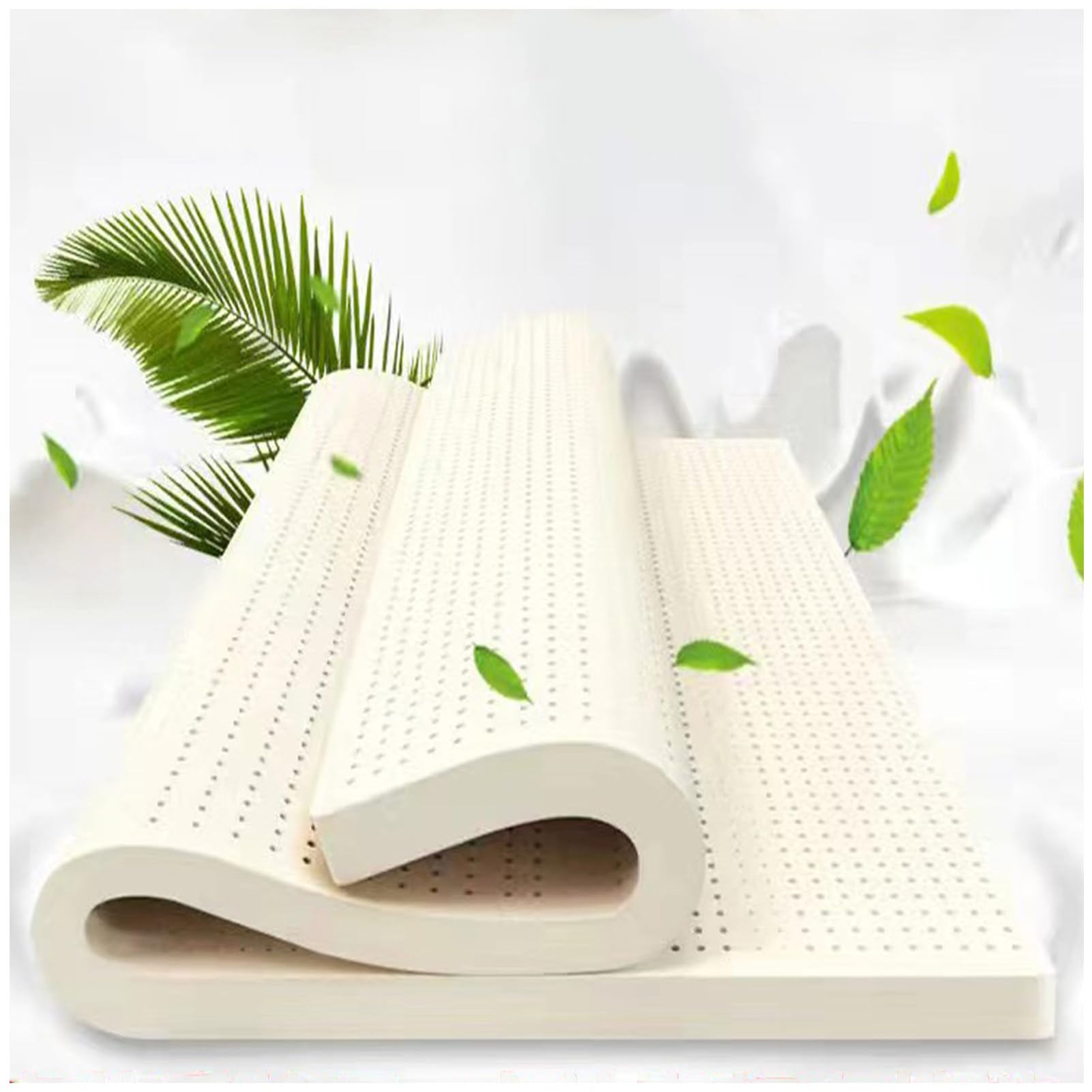 Colchón de látex para camas articuladas de 80x200 cm ideal en veranos cálidos