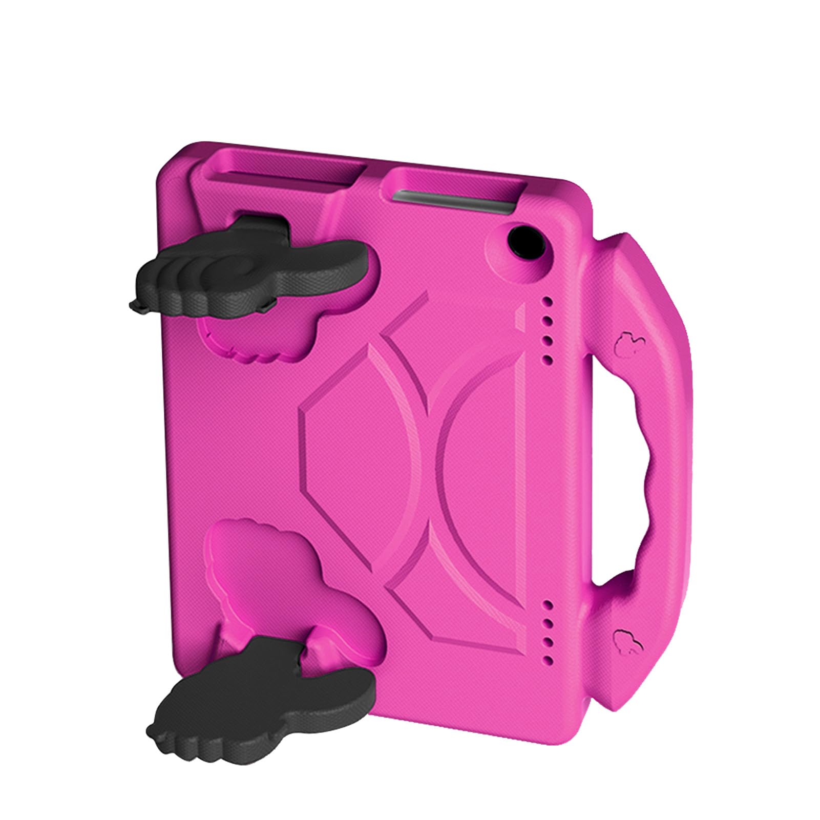 Custodia Protettiva Antiurto per HD8/HD8 Plus, Custodia con Maniglia Girevole Leggera, Copertura Rotante per Tablet, Custodia Antishock per Streaming Videochiamate