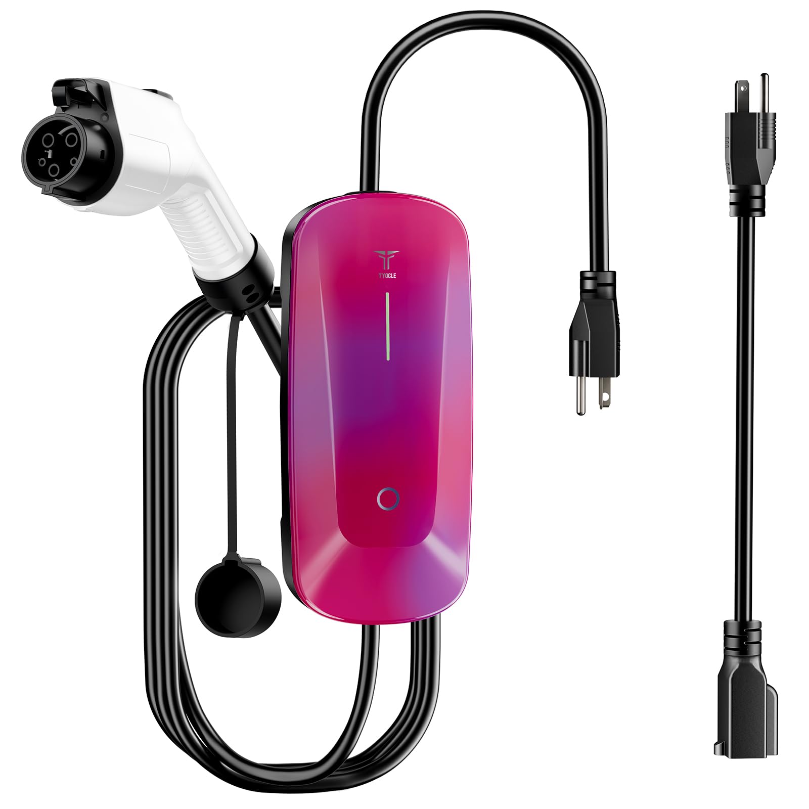 Photo 1 of 2025 New Level 1 & 2 EV Charger (16Amp, 110V-240V, 23Ft Cable) Portable AI Fast Charger Equipment, Charging for J1772 Electric Vehicle, Hybrids, Model with A NEMA 6-20P Mobile Car(NOT for Tesla)