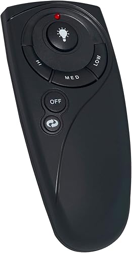 Miniatura 5 de Nuevo UC7083T - Control remoto de repuesto para cable de ventilador de techo Hampton Bay, menos control de luces con soporte de pared