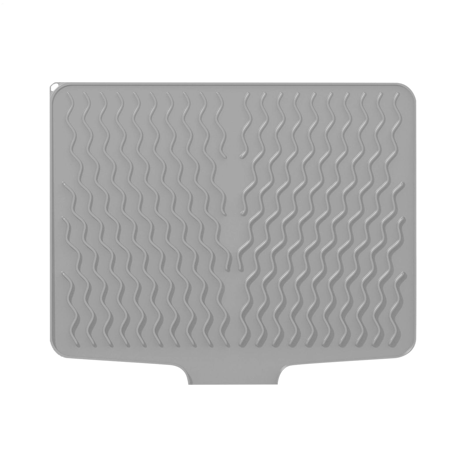 Tapis de séchage en silicone antidérapant et résistant à la chaleur pour vaisselle