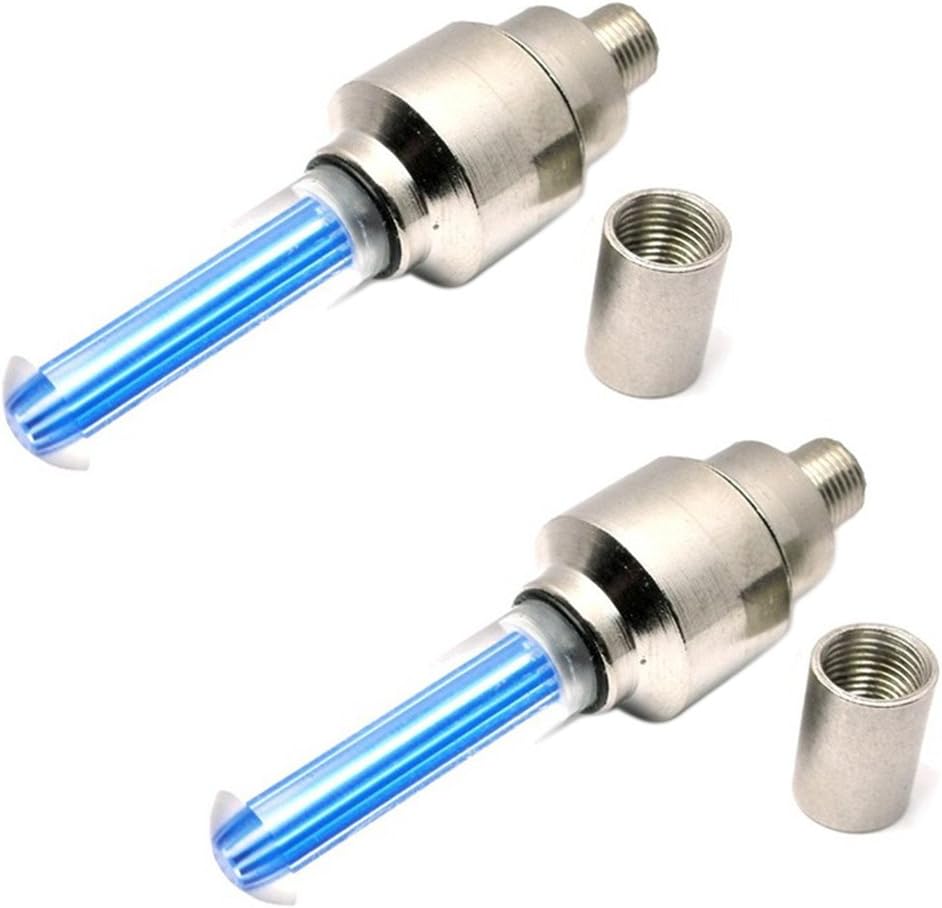 8 Cappucci CopriValvola Pneumatici Auto Blu: In Lega Di Alluminio, Antipolvere E Antiperdita - 2