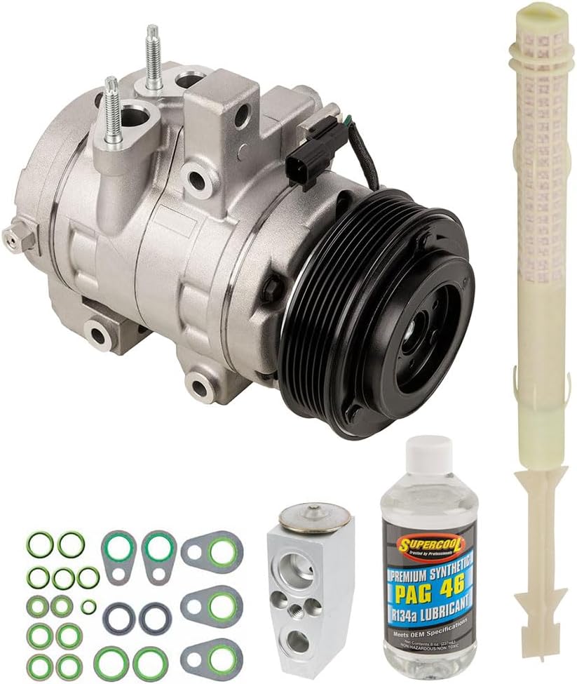 For Ford F-150 5.0L 2011 2012 2013 2014 OEM AC Compressor w/A/C Repair Kit - BuyAutoParts 60-84273RN New