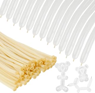 260 Balloons, 50PCS Long Balloons, 260 Balloons Clear, Animal Balloons, Long Balloons for Tying Balloon Arch, Long Balloons Twisting Balloons, Long Skinny Latex Balloons, Transparent