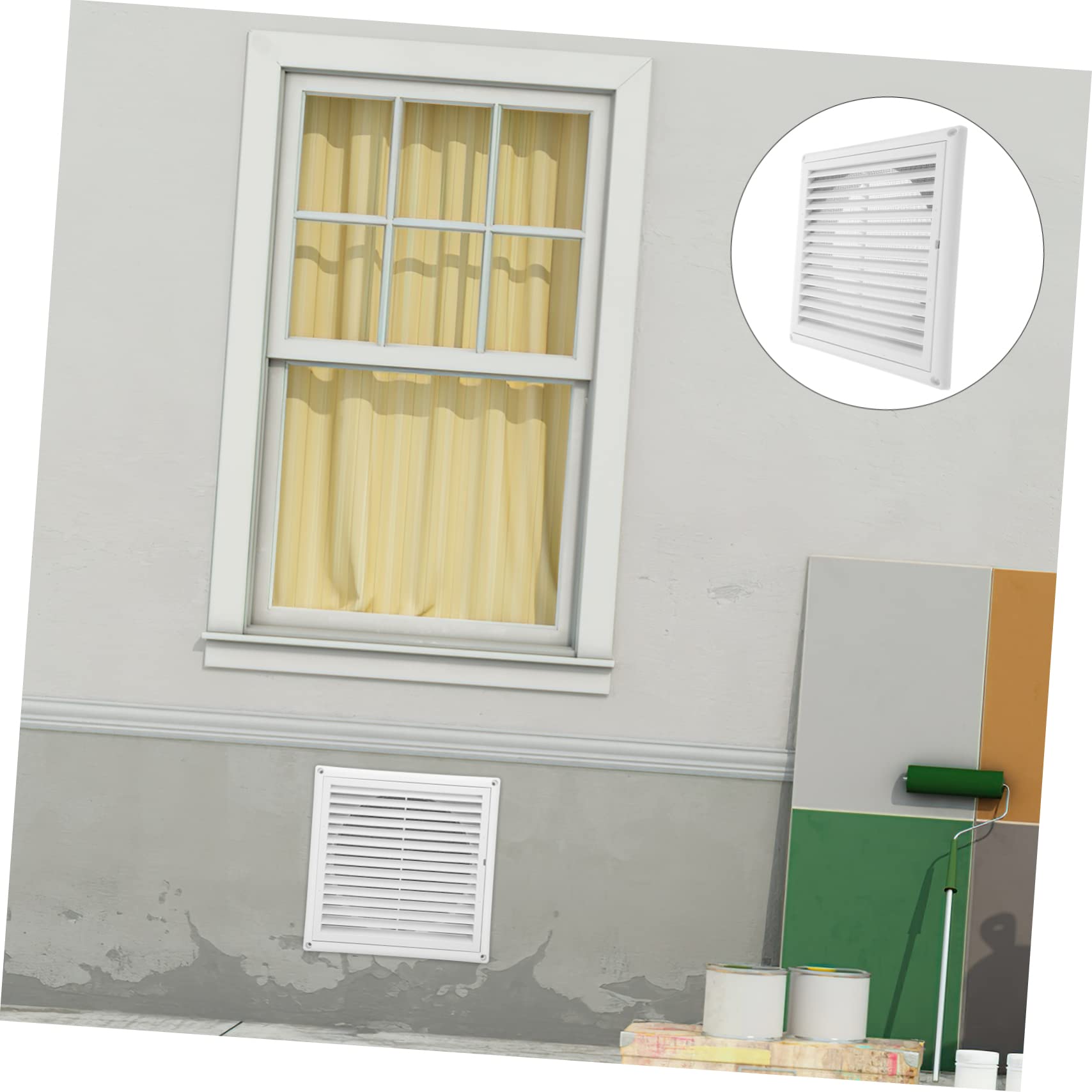 2 Piezas Rejilla de campana de escape rejilla de ventilación de baño rejilla de aire acondicionado rejillas de ventilacion rejilla ventilacion baño rejilla de aire de plastico