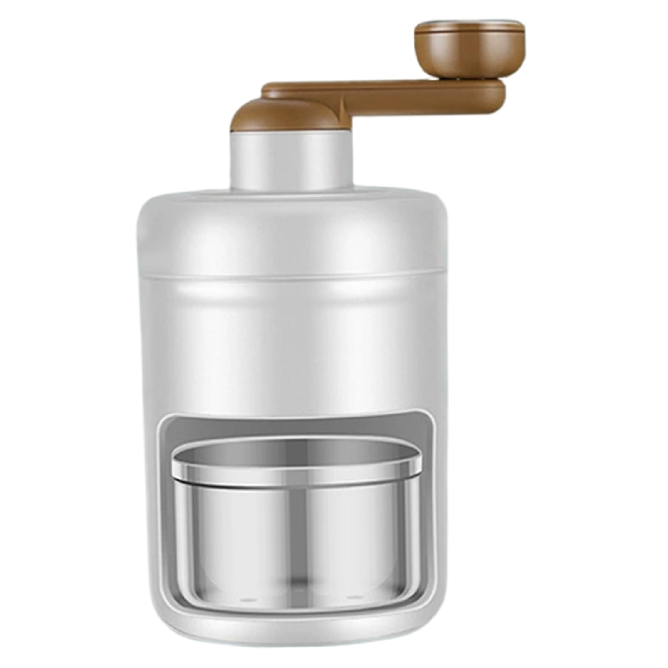 Trituradora de Hielo Manual portátil con manivela y Cuchillas de Acero Inoxidable 304, máquina de Afeitar para Hielo para el hogar, Exteriores, Camping, Bares, Conos de Nieve