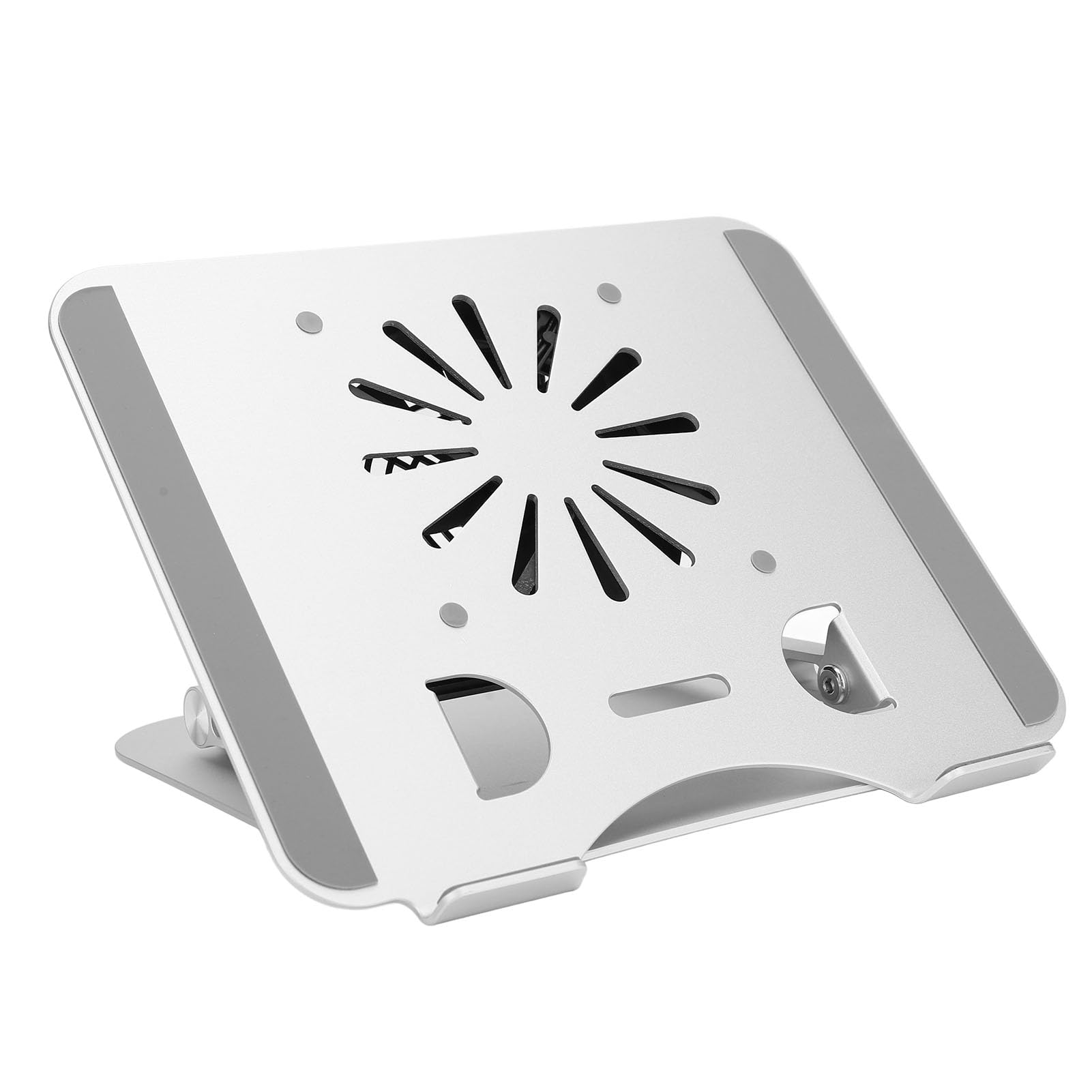 Supporto per Dispositivo di Raffreddamento per Laptop da 17 Pollici con Ventola USB per Raffreddamento Portatile - Design Elevabile e Pieghevole in Lega di Alluminio