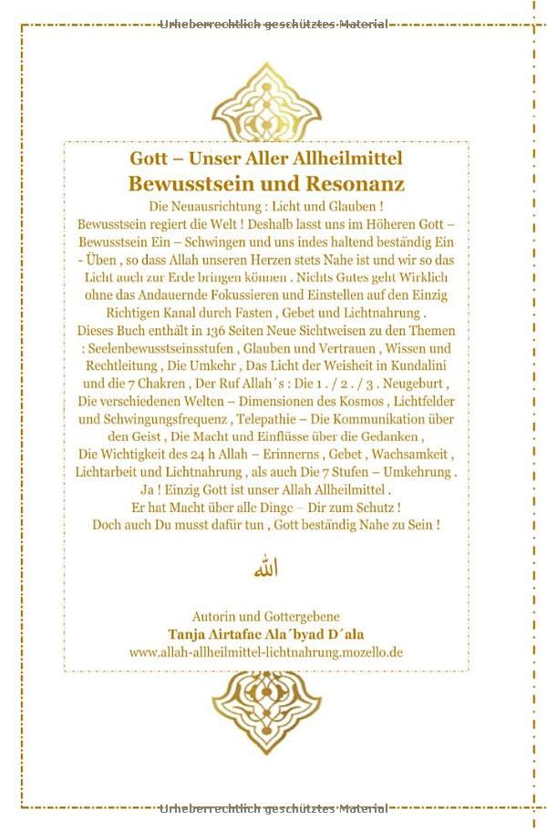 Bewusstsein und Resonanz - Höre und Schau !: Die Neuausrichtung : Licht und Glauben !