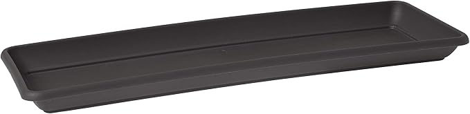 Artevasi Venezia - Sottovaso Rettangolare, Antracite, XL (‎90 x 36 x 5.7 cm