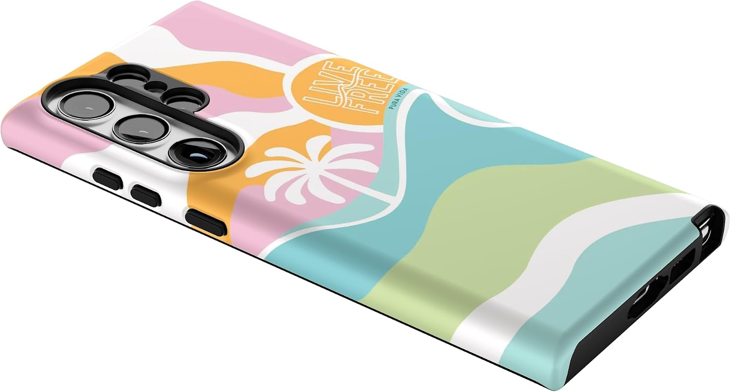 Casely Galaxy S23 Ultra Case | Pura Vida | Tropical Dreams | Essential Slim Dual-Layer Protective Design