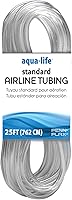 Penn-Plax 25 Ft 3/16" Standard Airline Tubing for Aquariums - Clear, Flexible, Kink-Resistant, Fish-Safe for Freshwater & Saltwater Tanks