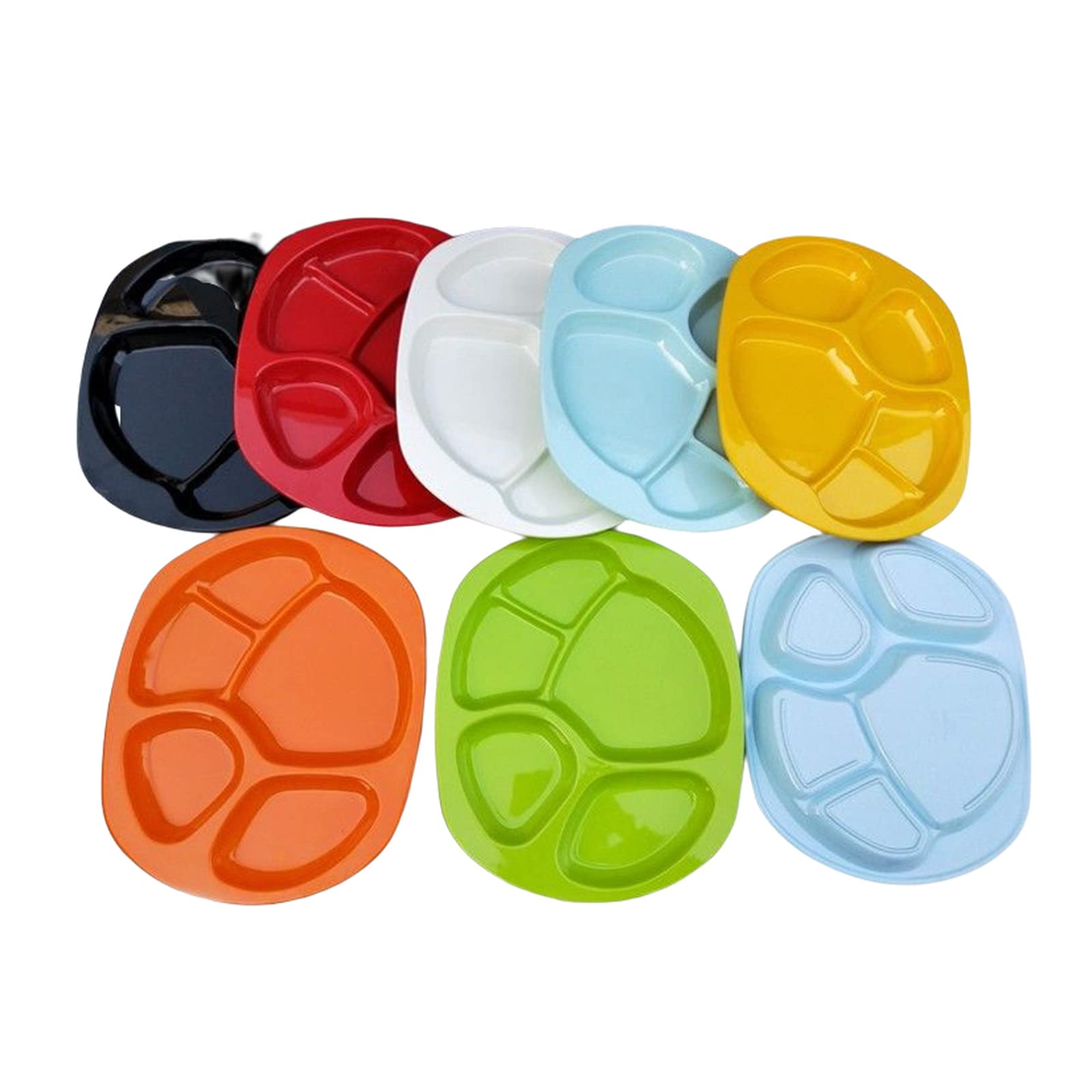 Plaques de fondue colorées bangyao avec 12 fourchettes à fondue, carrées 30cm / 11.8in