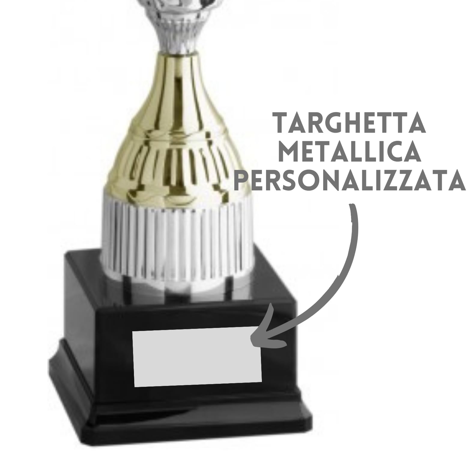 Tris e Set di Premiazioni Personalizzate, Coppa Trofeo Personalizzabile per Eventi e Fantacalcio, Calcio, Padel. Coppe e Trofei Varie Misure