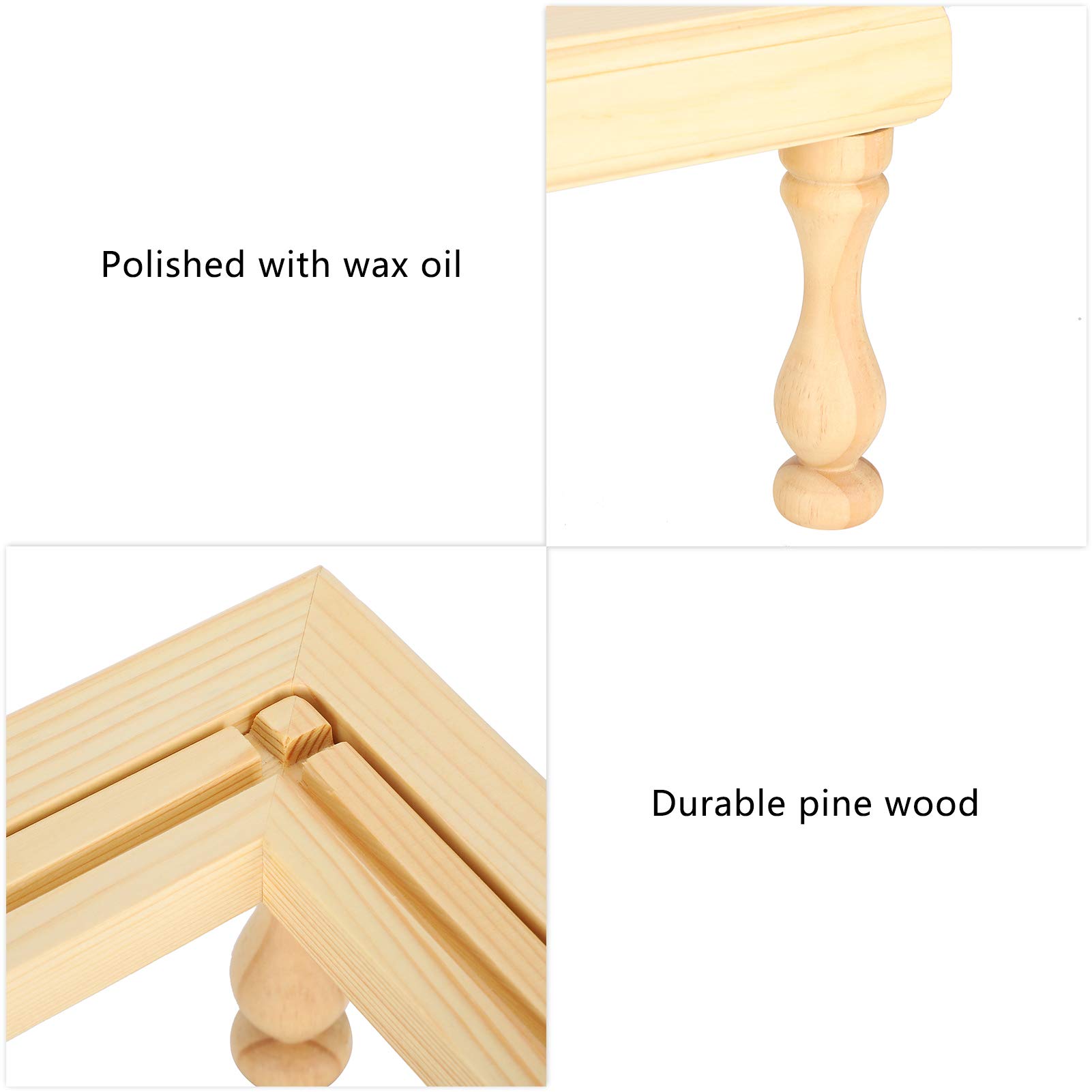 Stickrahmen für Tische, Kreuzstichständer aus Holz, verstellbar