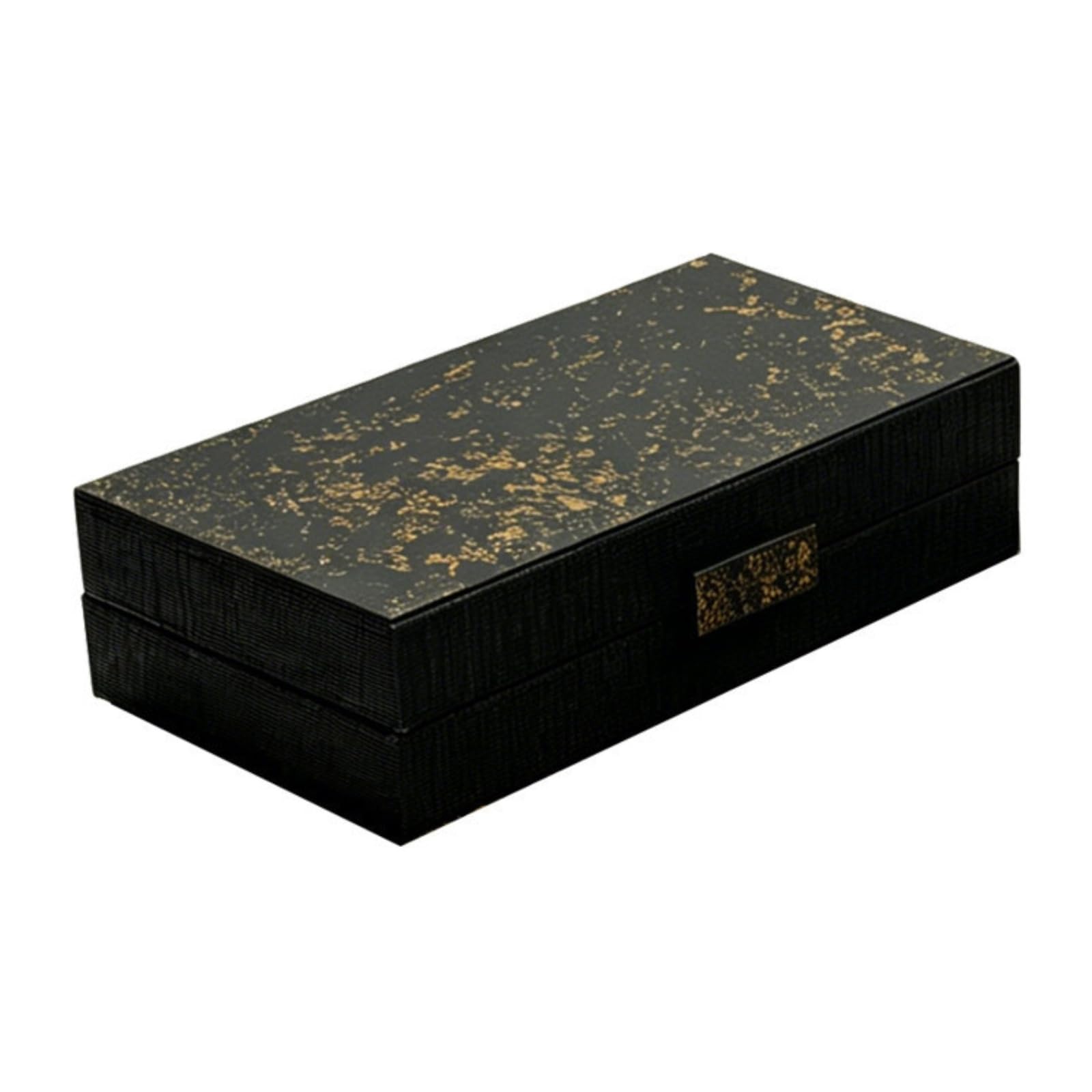 Caja Madera con Tapa Decorativo Caja Decorativa con Tapa Compacto Joyero para Tocador, Serie Dorada - Madera Tibetana · Caja Decorativa Octogonal