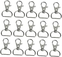 Vista 1 de DIY Essential 30 ganchos de hebilla de langosta clips a presión para el hogar bolso llavero cierre