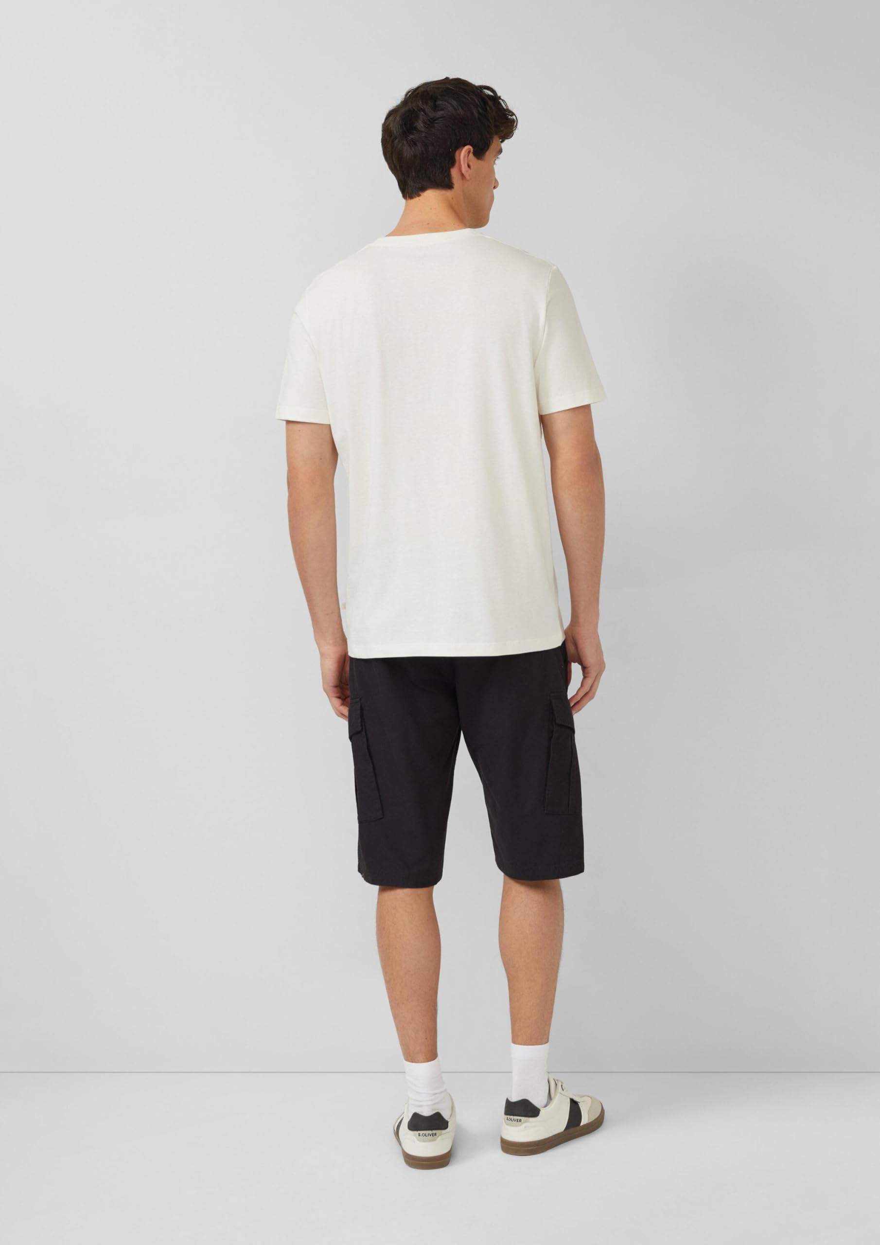 s.Oliver File: Cargo-Shorts mit Logo-Details